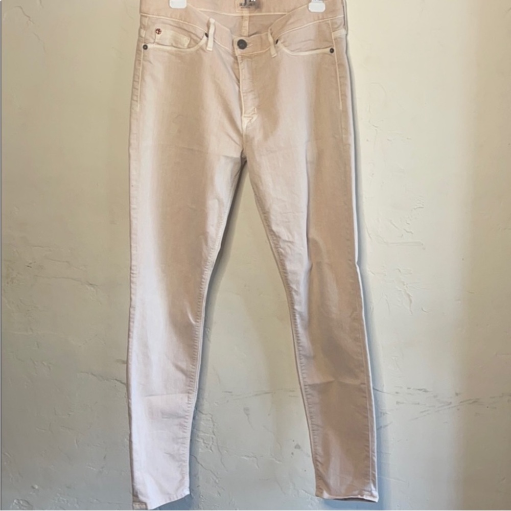 Hudson cream colored jeans
